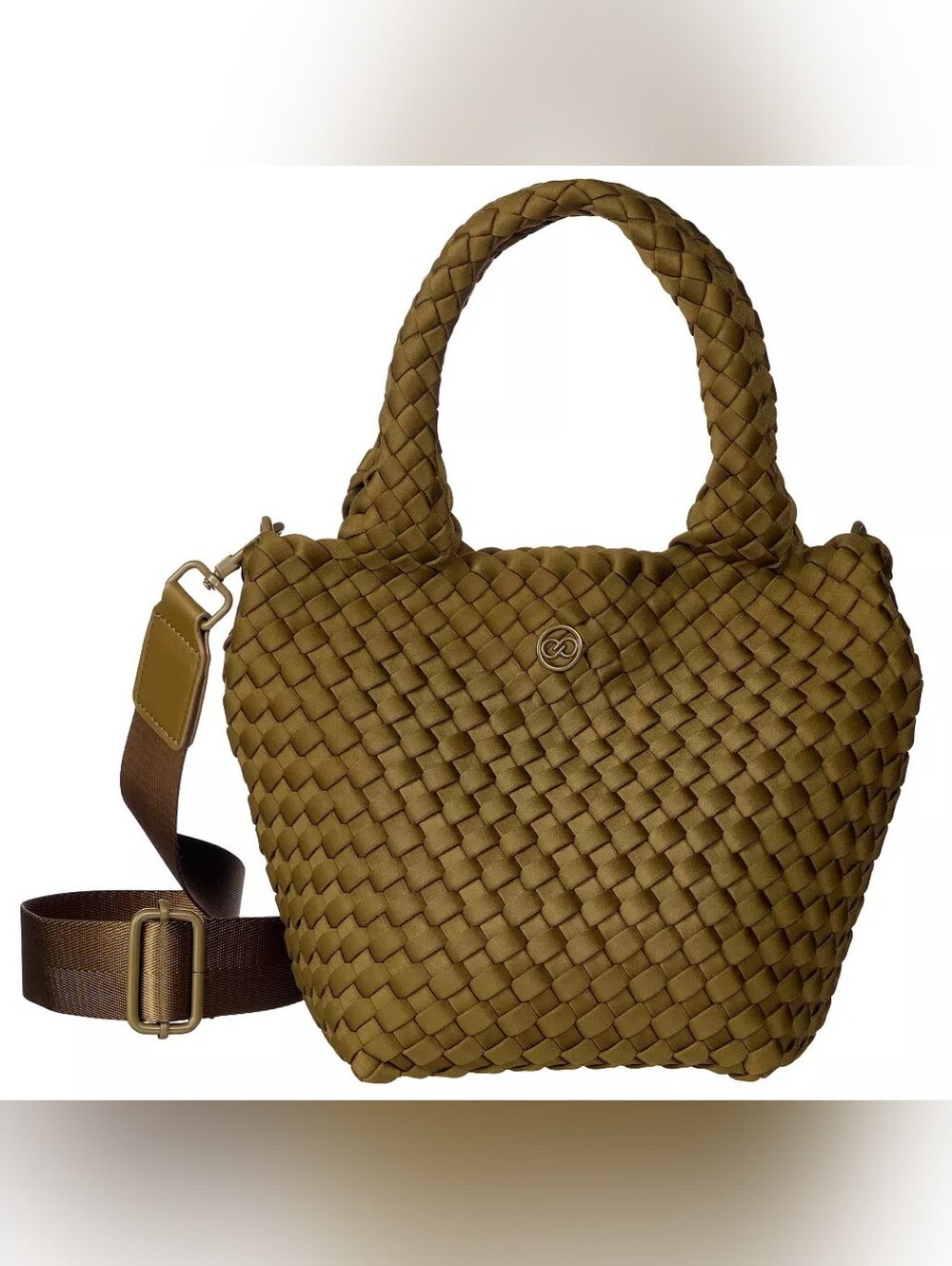 CALIA by Carrie Underwood Women's Journey Woven Mini Tote - Dark Khaki Olive